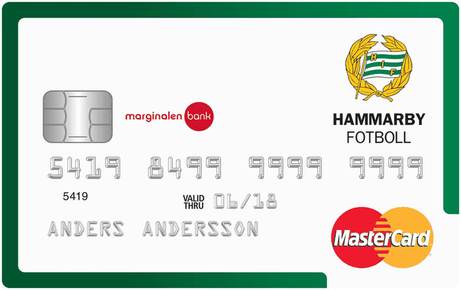 Hammarbykortet kreditkort