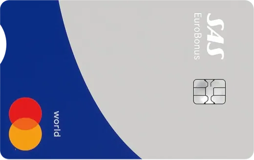 SAS EuroBonus Mastercard kortbild