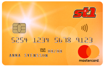 ST1 Mastercard kreditkort