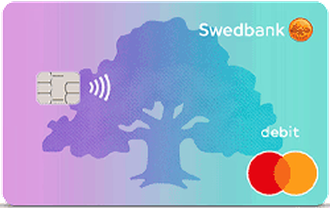 Swedbank Mastercard Ung kortbild